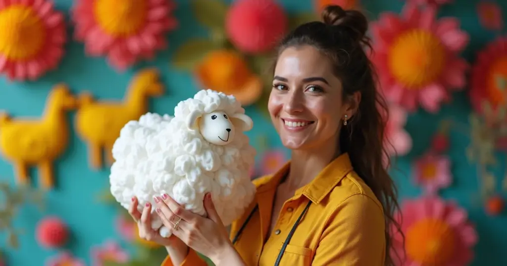 17 Ideias de Molde Ovelha Eva Que Transformam Seu Artesanato em Decoração Profissional