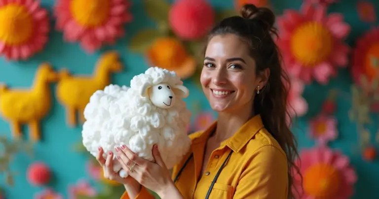17 Ideias de Molde Ovelha Eva Que Transformam Seu Artesanato em Decoração Profissional