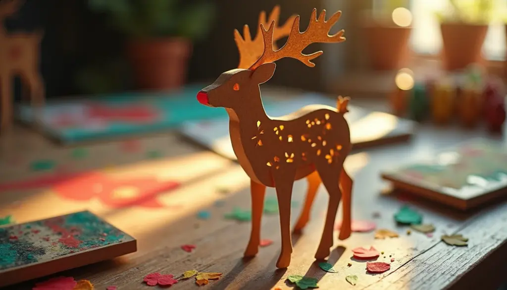 47 Moldes de Rena de Natal Grátis para Imprimir em PDF