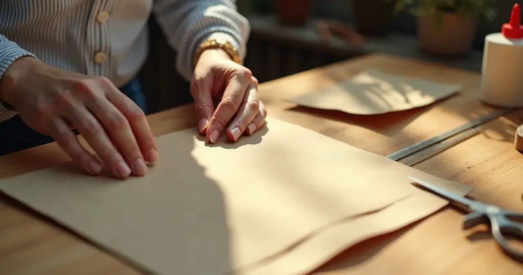 Molde sacola de papel: técnica que transforma papelão em luxo