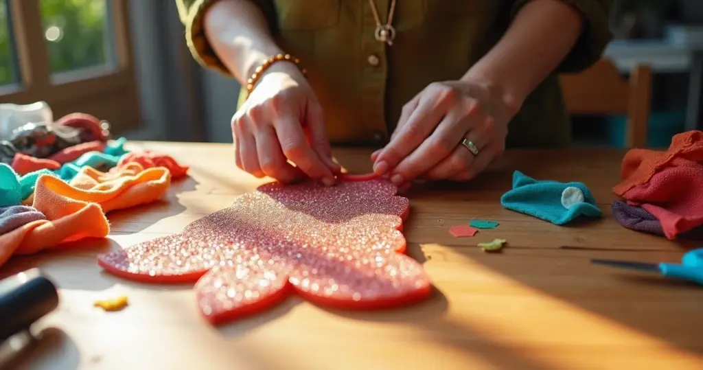 Molde vestido eva: como sobras viram peças de moda em 30 minutos