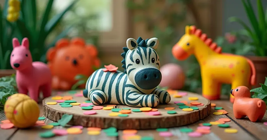 32 Ideias de Molde Zebra Safari EVA que Transformam sua Festa