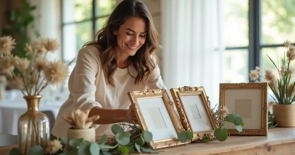 15 Ideias de Molduras para Lembrancinhas de Casamento que Viram Decoração