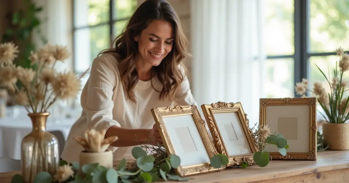15 Ideias de Molduras para Lembrancinhas de Casamento que Viram Decoração