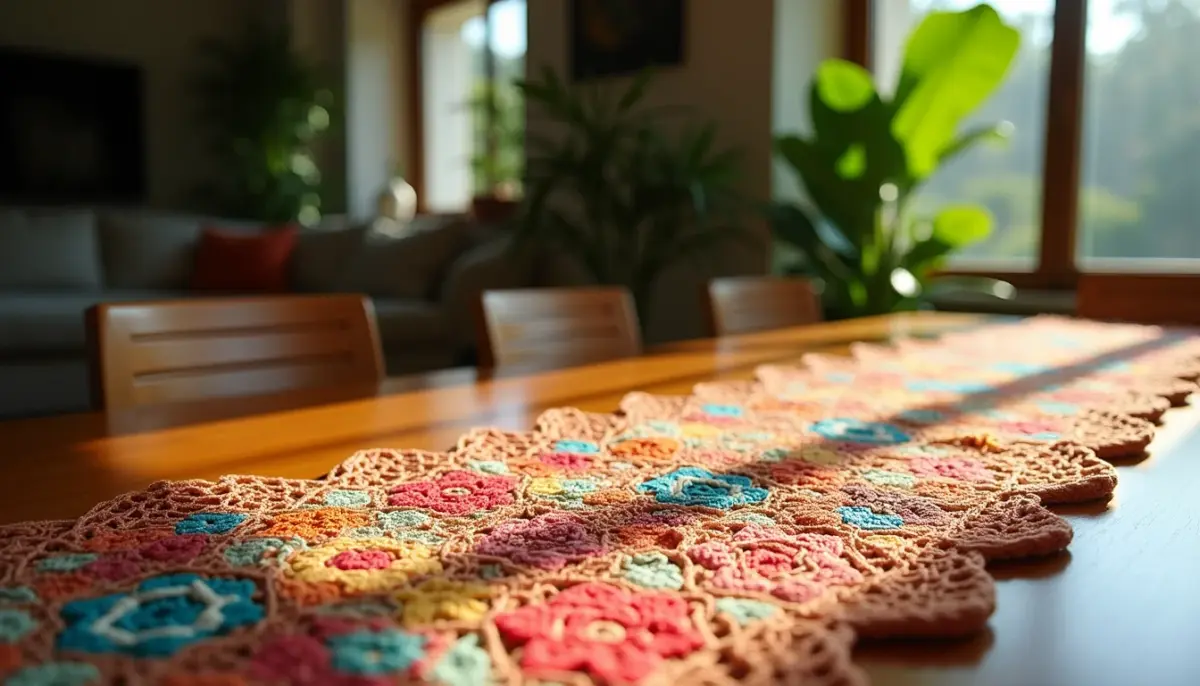 87 Ideias de Passadeira de Crochê Gráfico que Vão Transformar Sua Casa