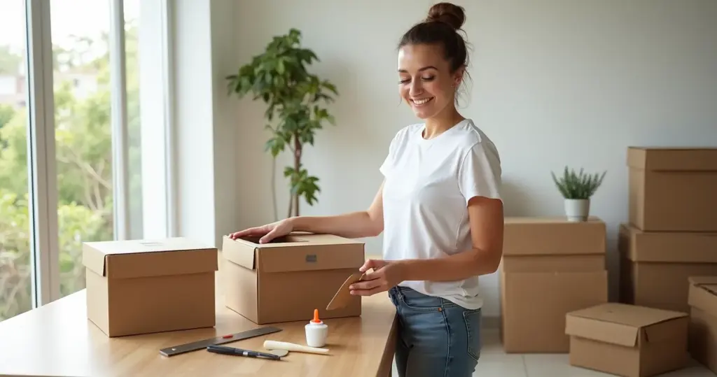 Passo a passo caixa de papelão: faça organizadores por R$5 que duram anos