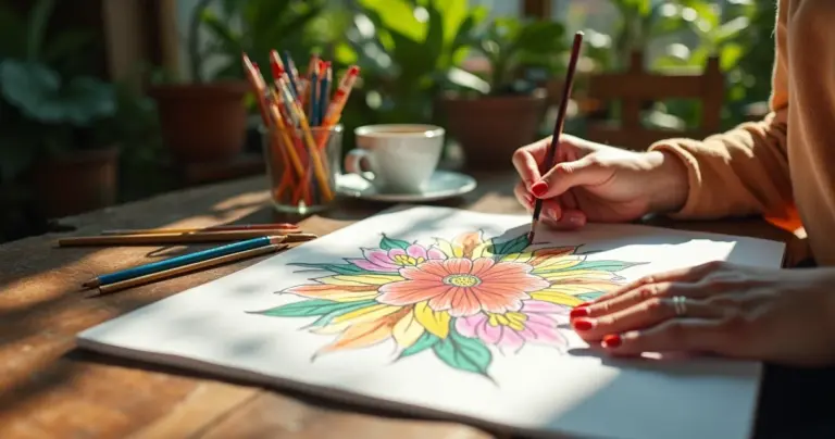 15 Ideias de Pintar Desenhos que Acabam com o Estresse em Minutos