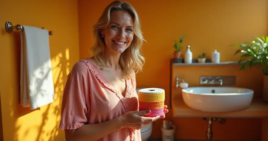 12 Ideias de Porta Papel Higiênico em Crochê Que Vão Revoltar Seu Banheiro