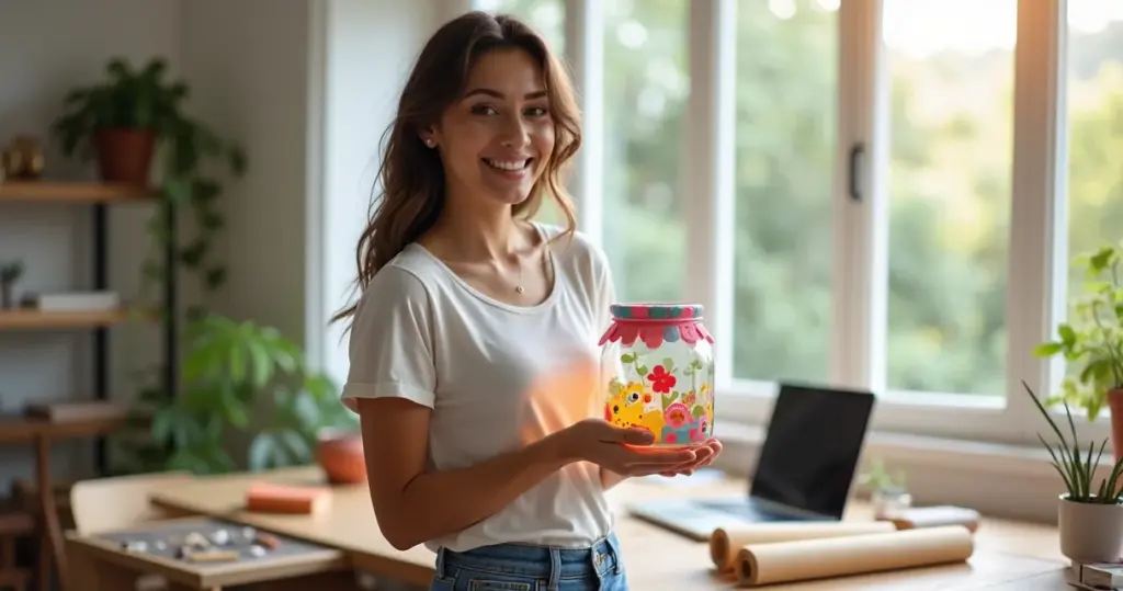 12 Ideias de Pote de Papinha Decorado com EVA para Lucrar e Encantar