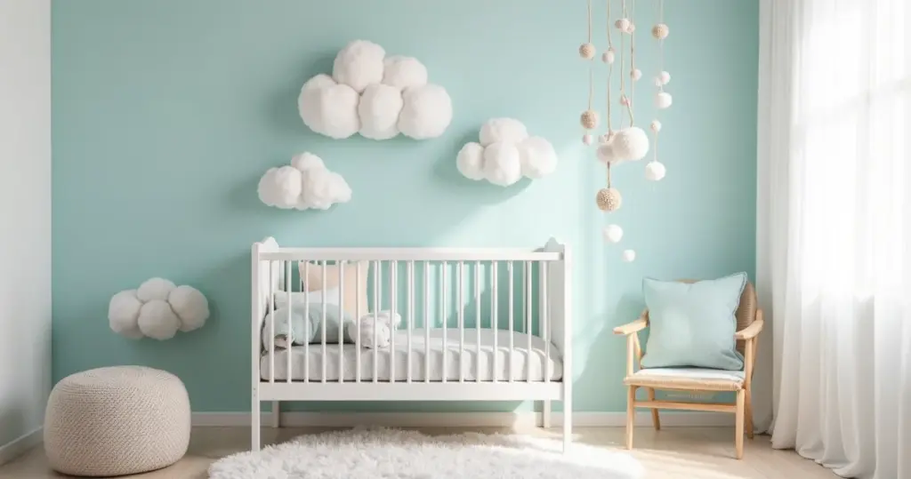 27 Ideias de Quarto Bebê Nuvens que Acalmam e Economizam