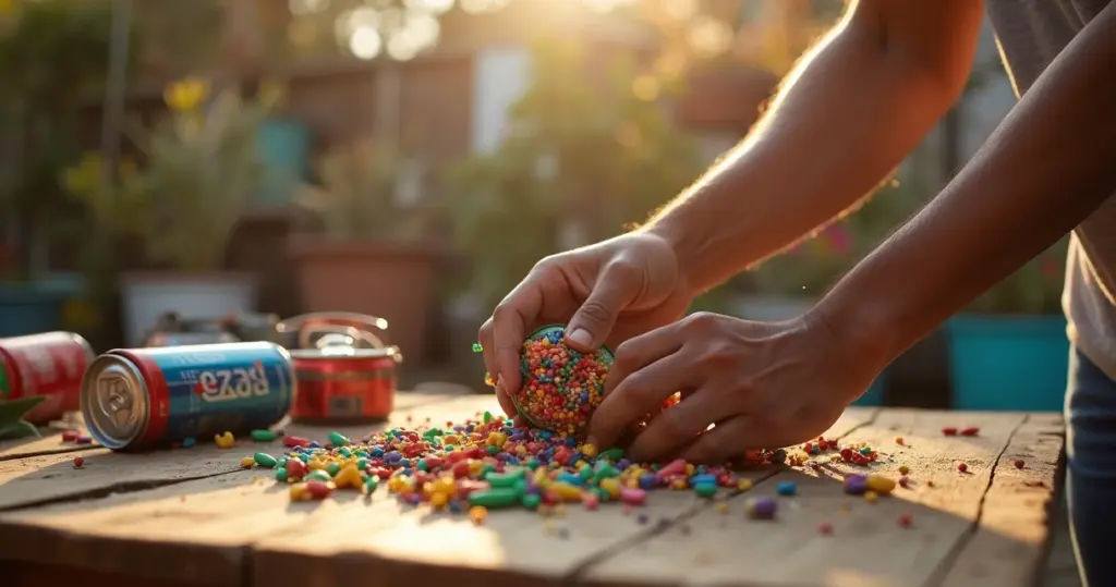 Reciclando latas: transforme lixo em arte e ganhe dinheiro em casa