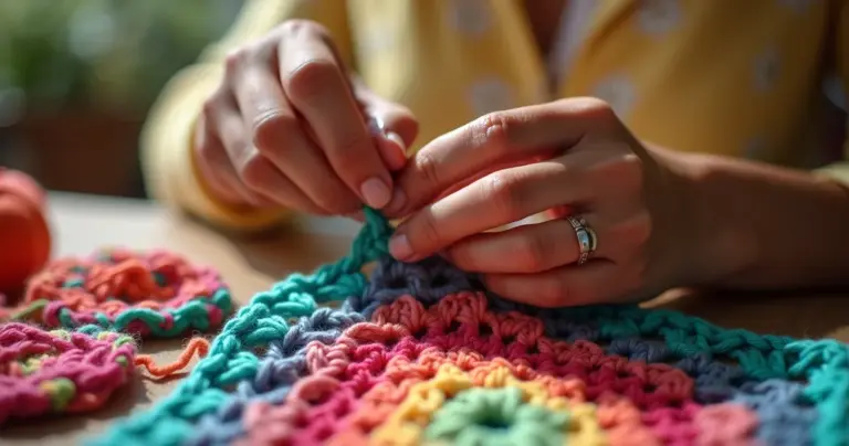 Square de crochê para blusa: a técnica que transforma quadradinhos em peça única