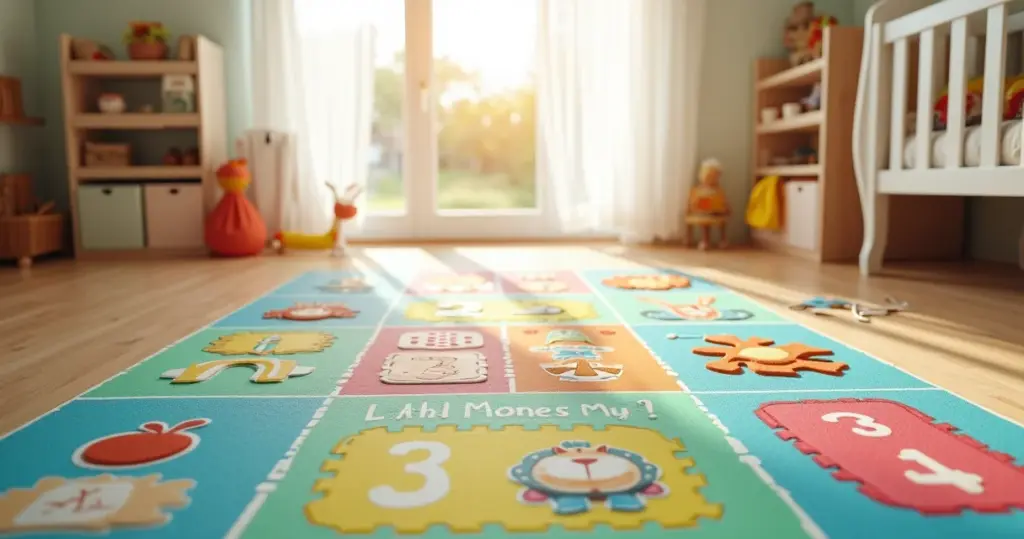 Tapete para quarto infantil masculino: escolha o que ensina enquanto seu filho brinca