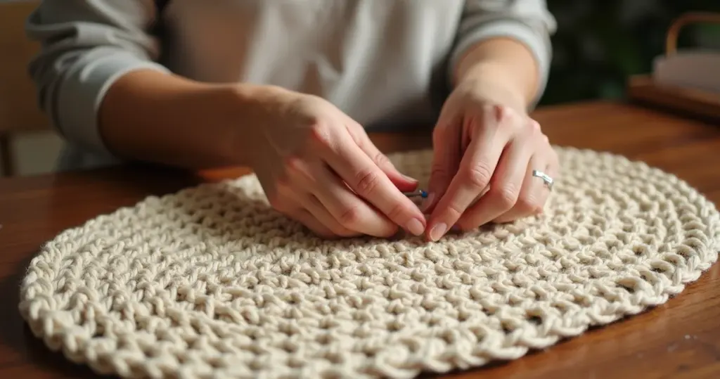 Tapetes de croche para banheiro barbante: o material que evita mofo e aquece os pés