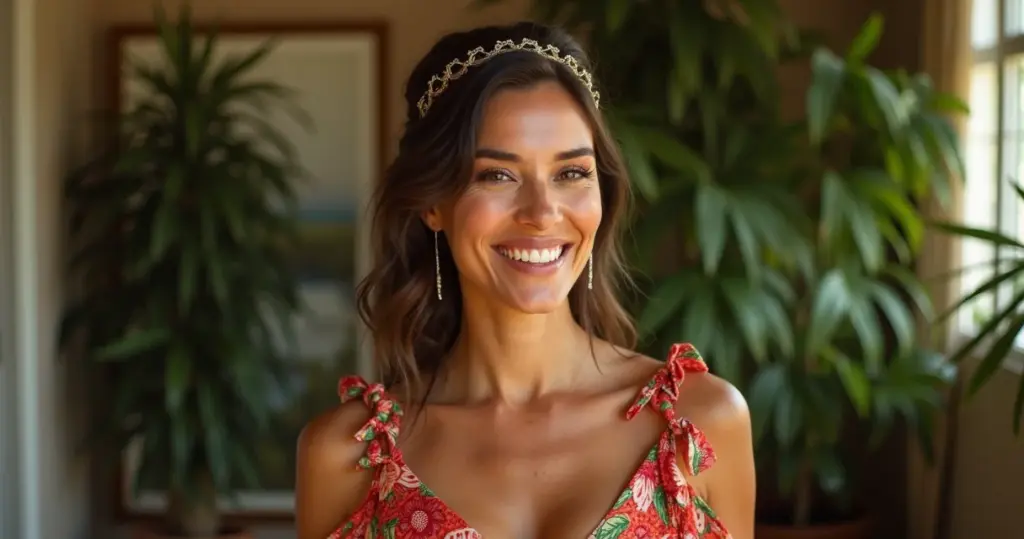 27 Ideias de Tiaras Decoradas com Fitas de Cetim que Parecem de Grife