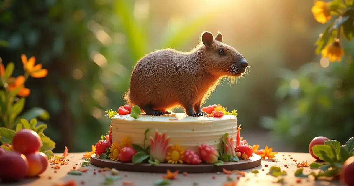 15 Ideias de Topo de Bolo Capivara Que Vão Roubar a Cena na Sua Festa