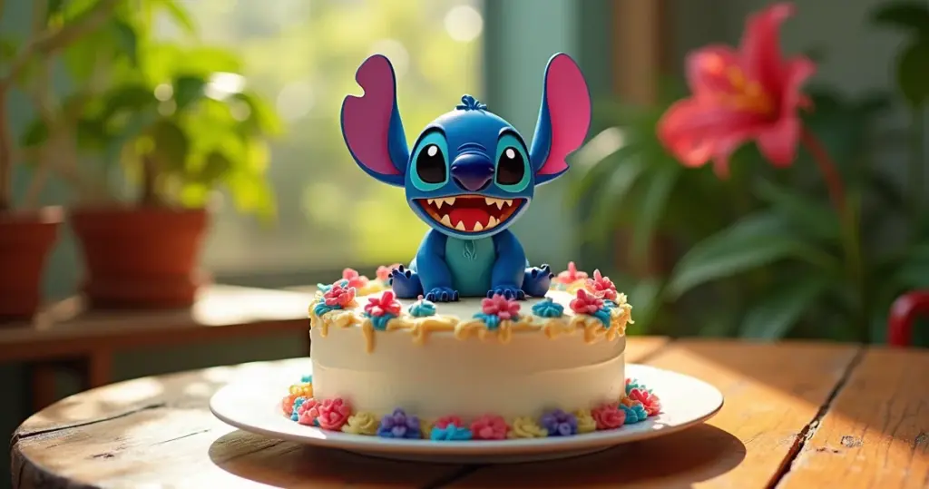 17 Ideias de Topo de Bolo Stitch para Imprimir e Surpreender na Festa