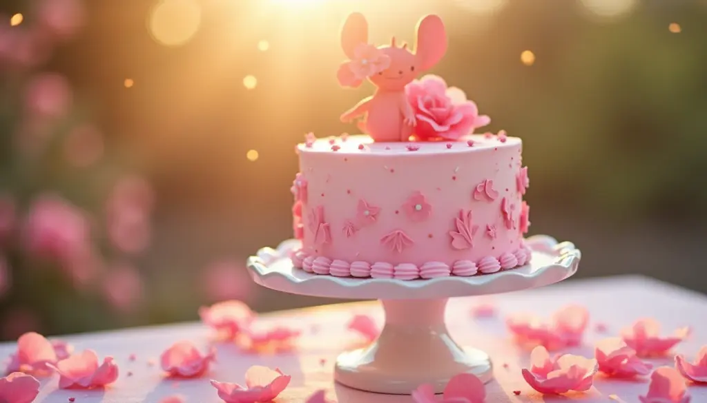 87 Topos de Bolo Stitch Rosa para Imprimir Grátis e Lindos