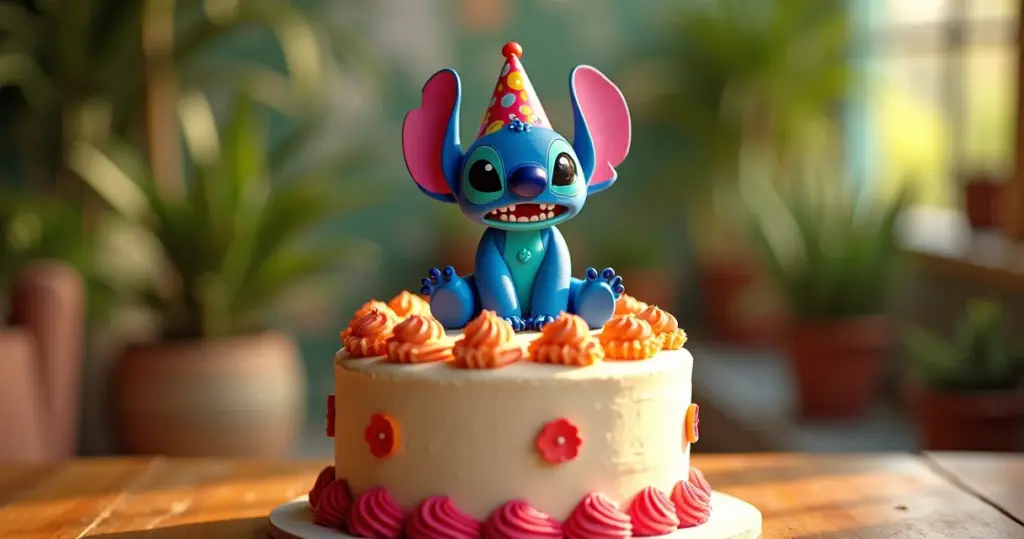 12 Ideias de Topper de Bolo Stitch que Vão Arrasar na Sua Festa