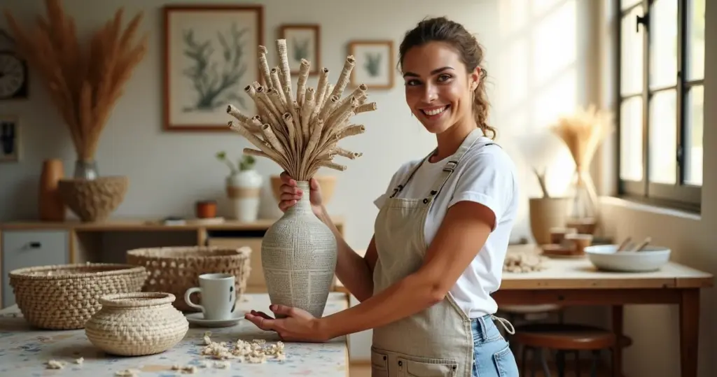 100+ Trabalhos Feitos com Jornal: Transforme Lixo em Luxo sem Gastar 100+ Trabalhos Feitos com Jornal: Transforme Lixo em Luxo sem Gastar