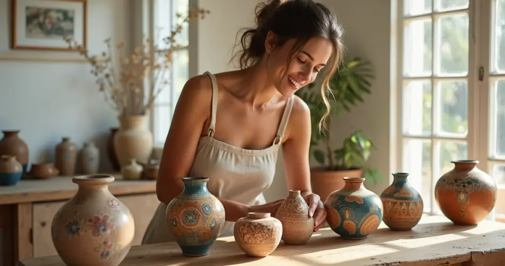 17 Ideias de Vasos de Cerâmica Decorados que Vão Transformar Sua Casa
