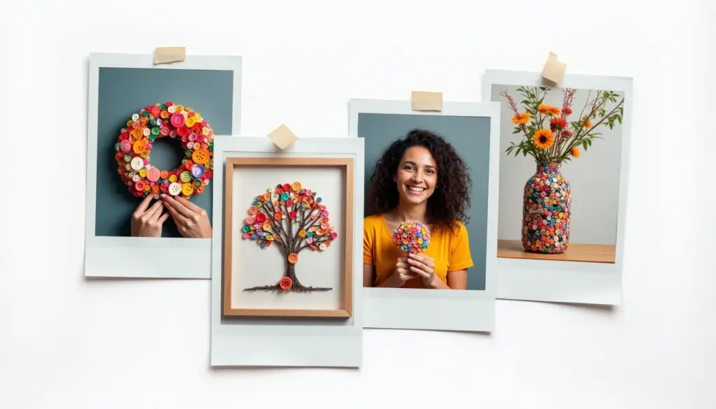 66 Ideias de Artesanato com Botões para Decorar e Presentear