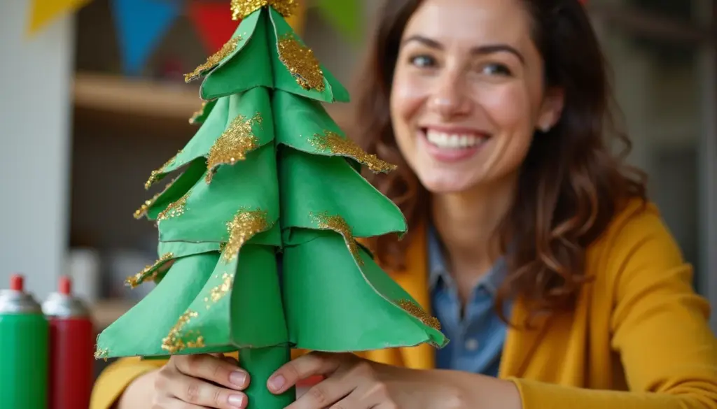 Árvore de Natal Reciclável Fácil: Passo a Passo com R$ 10