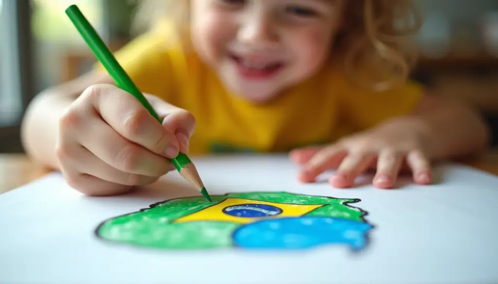 Atividade da bandeira do Brasil para colorir: guia prático com PDF grátis