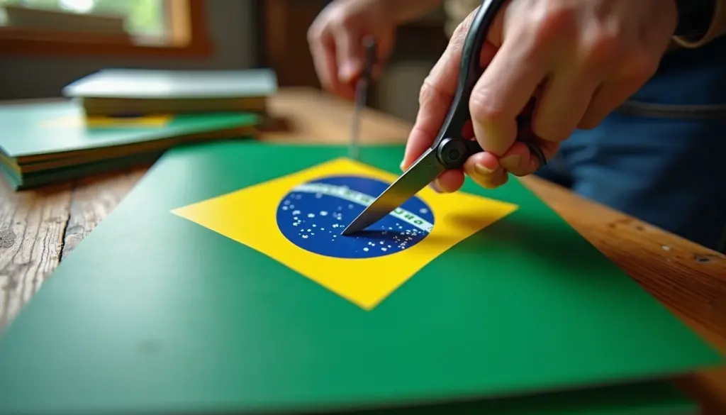 Bandeirinha do Brasil para imprimir grátis: modelos que dão certo