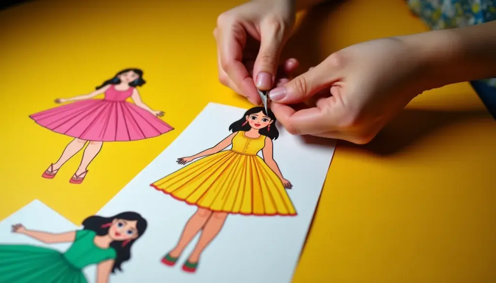 Bonecas de papel para imprimir recortar e vestir: 35 modelos grátis que não rasgam