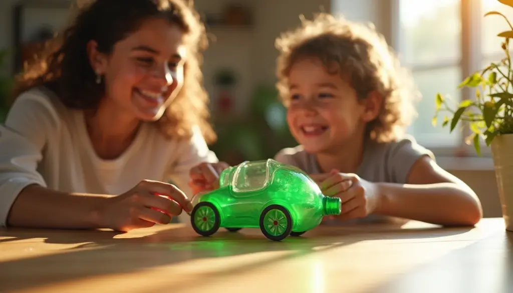 Brinquedos Recicláveis Fáceis de Fazer com Garrafa Pet e Papelão