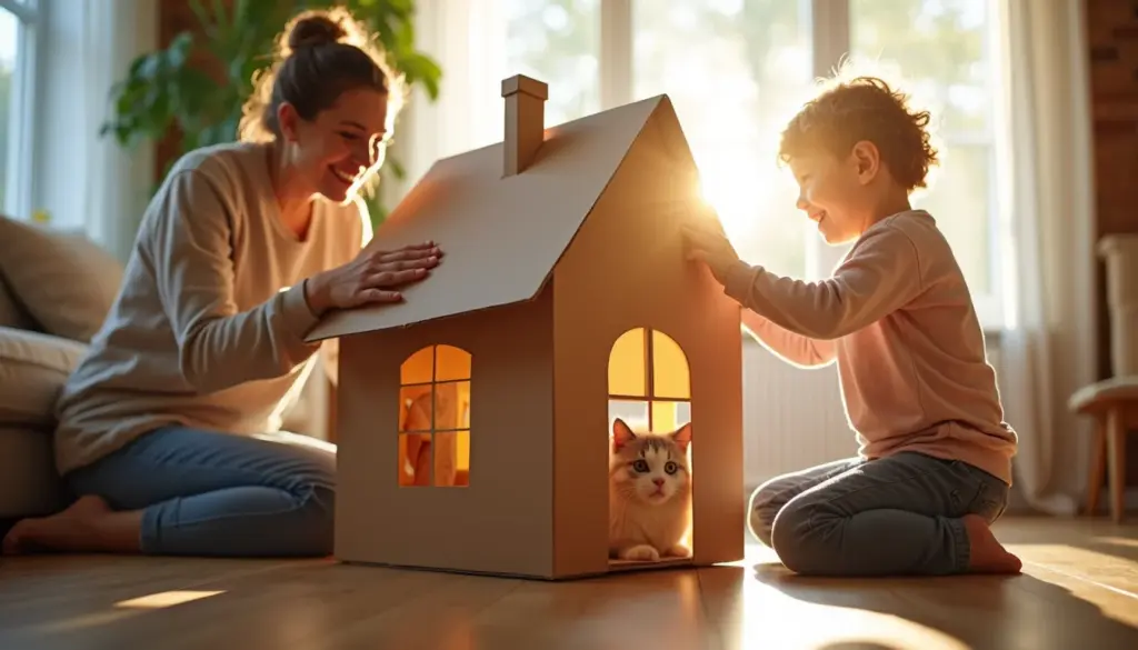 Casinha de Papelão Grande: 7 Modelos para Crianças e Pets