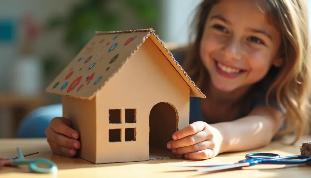 Casinha de Papelão Pequena: Passo a Passo Fácil e Rápido Casinha de Papelão Pequena: Passo a Passo Fácil e Rápido