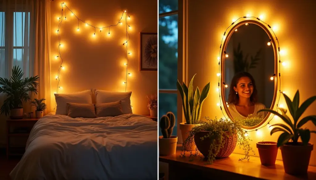 53 Ideias de Decoração com Pisca Pisca Simples para um Lar Aconchegante