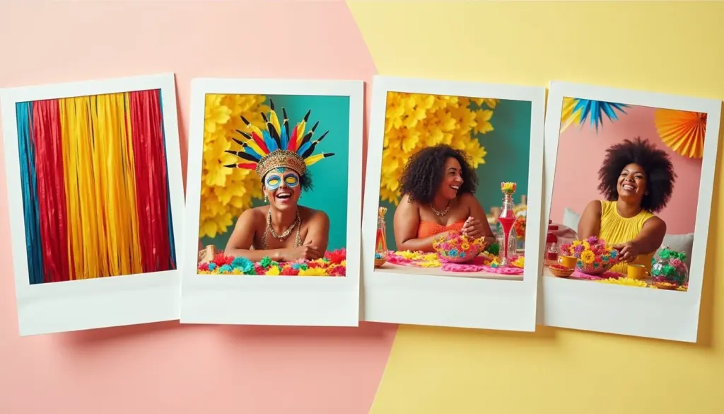 41 Ideias de Decoração de Carnaval com Papel Crepom que Vão Transformar Sua Festa