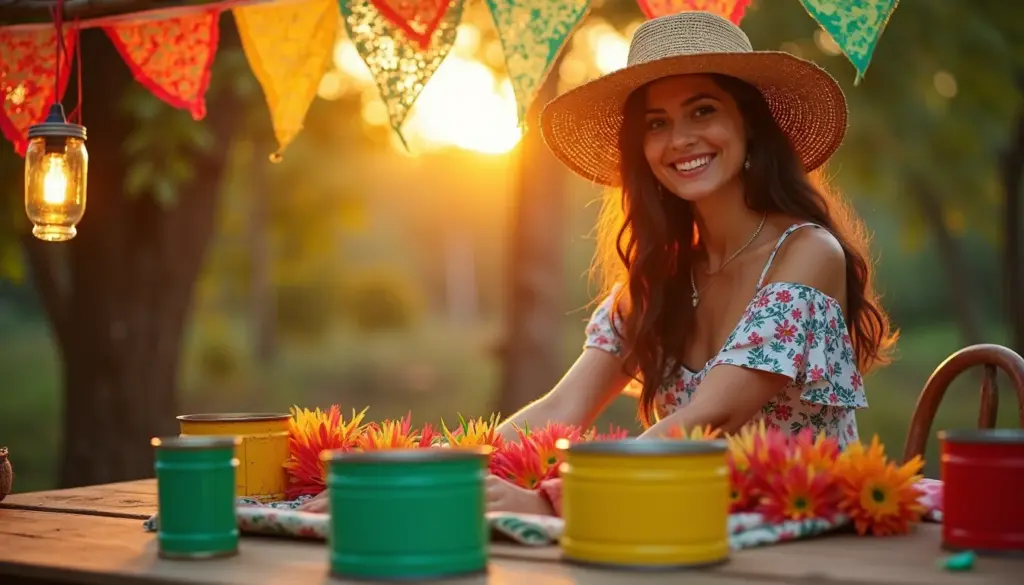 45 ideias de decoração festa junina reciclável para arrasar