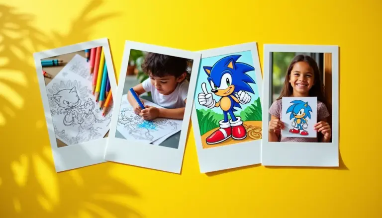 67 Ideias de Desenho Colorir Sonic para Imprimir Grátis