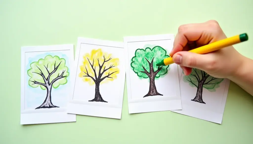 49 Ideias de Desenho de Árvore para Colorir Fáceis e Lindas