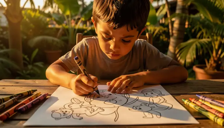 Desenho de Menino para Pintar: 50+ Modelos Grátis em PDF Para Imprimir