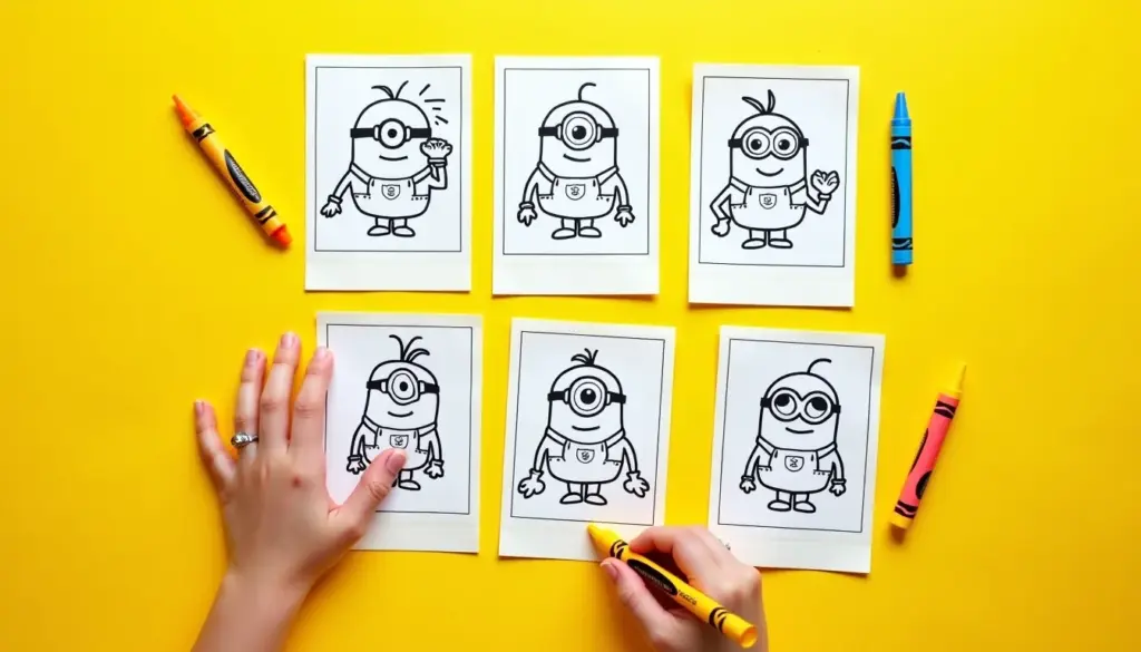 61 Desenhos Minions Para Colorir e Imprimir Grátis em Casa