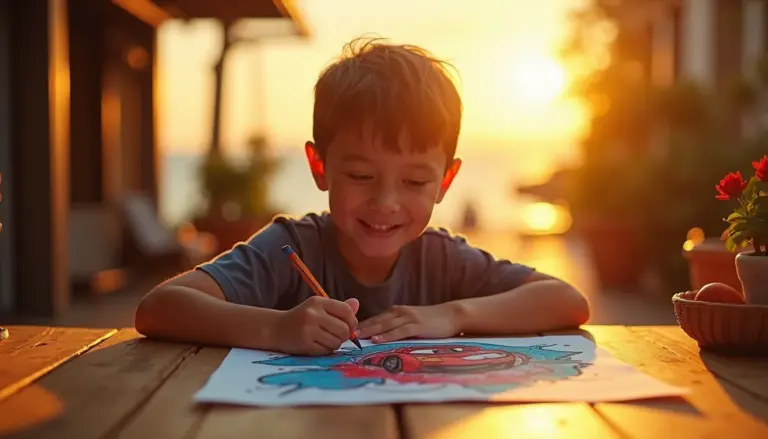 40 Desenhos Para Colorir Meninos: Super-Heróis, Carros e Mais
