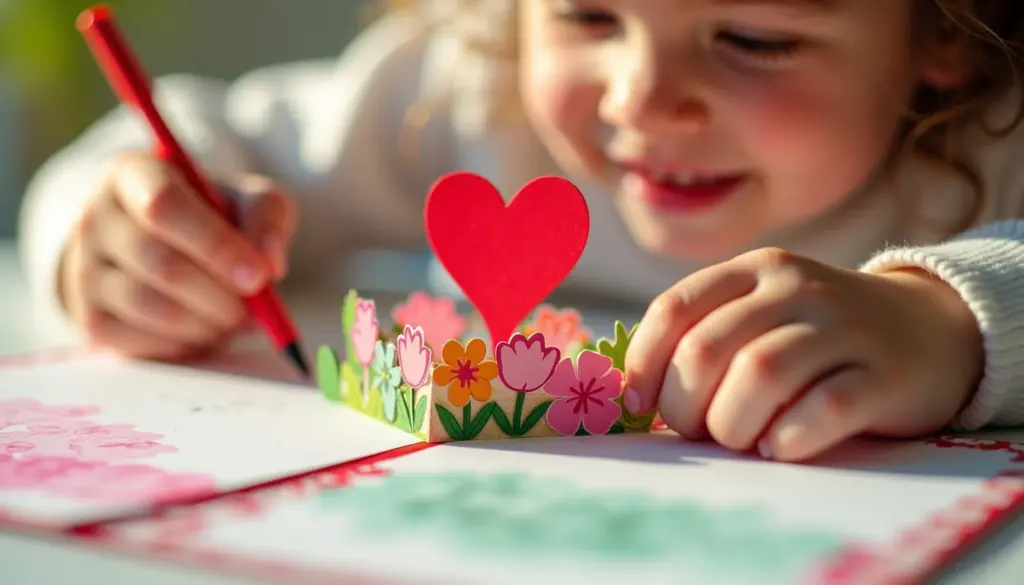 Dia das Mães: cartão para colorir com efeito 3D que encanta