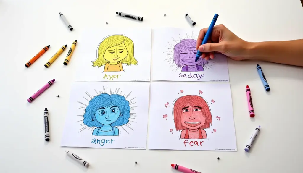 52 Ideias De Divertidamente Para Colorir E Imprimir Com Cores Oficiais