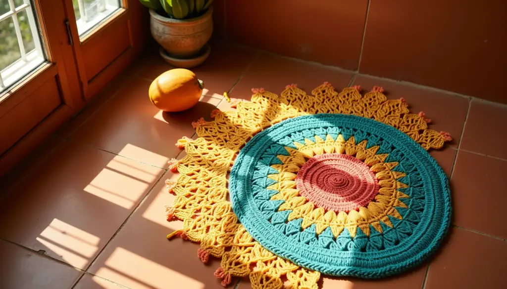 60 Ideias de Gráfico de Tapete de Crochê para Cozinha que Funcionam
