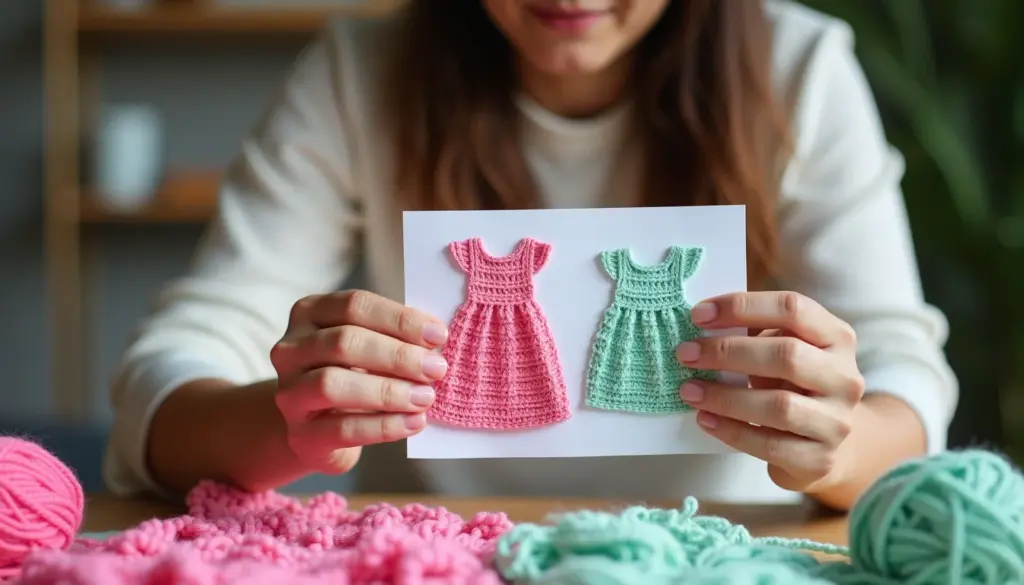 Gráfico de vestido de crochê infantil: aprenda a ler sem se perder