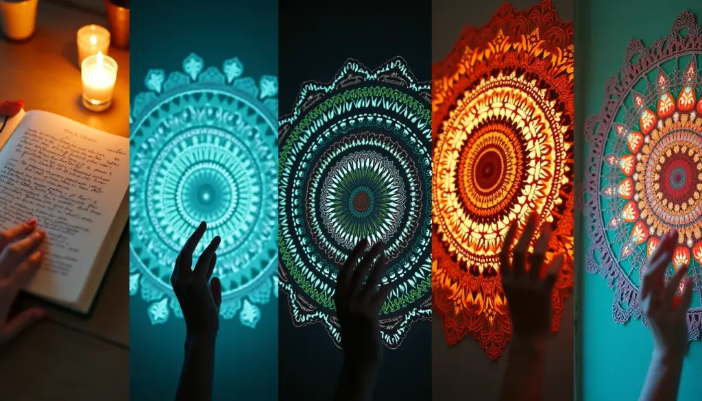 47 Ideias de Gráfico Mandala para Planejamento, Energia e Crochê