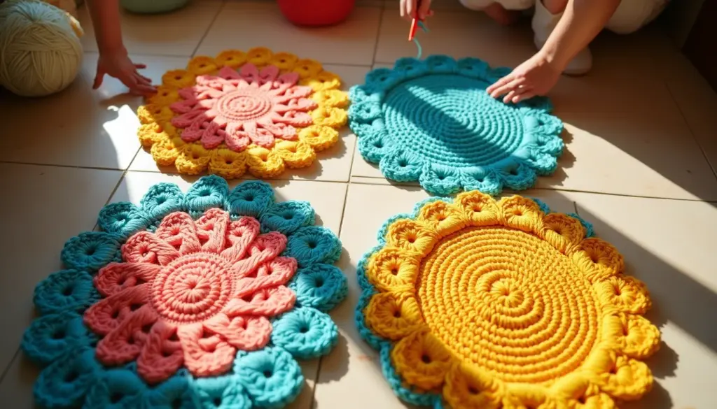 42 Gráficos de Tapetes de Crochê para Você Criar Peças Únicas
