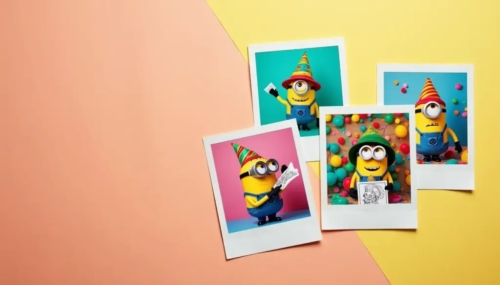 31 Ideias de Imprimir Minions para Colorir e Decorar sua Festa