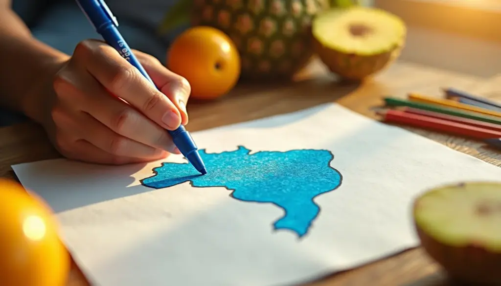 50 Ideias de Mapa do Brasil Desenho Fácil para Imprimir e Colorir