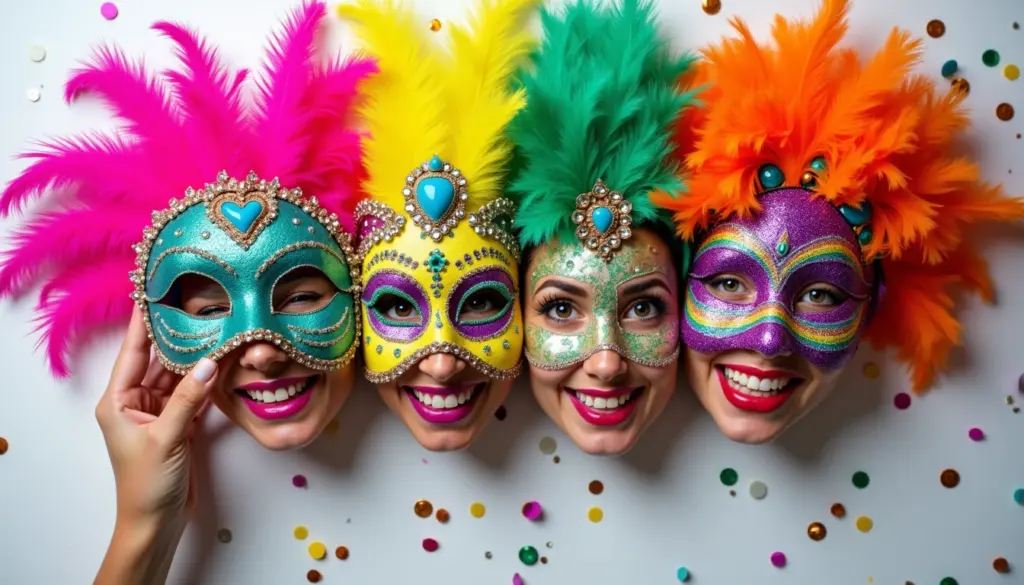 32 Ideias de Máscara de Carnaval para Imprimir Colorida e Grátis